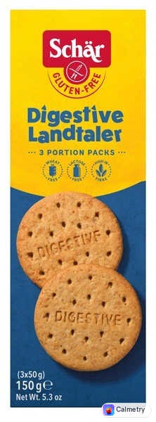 Печиво без глютену Легке "Digestive Landtaler" Dr. Schar 150 г