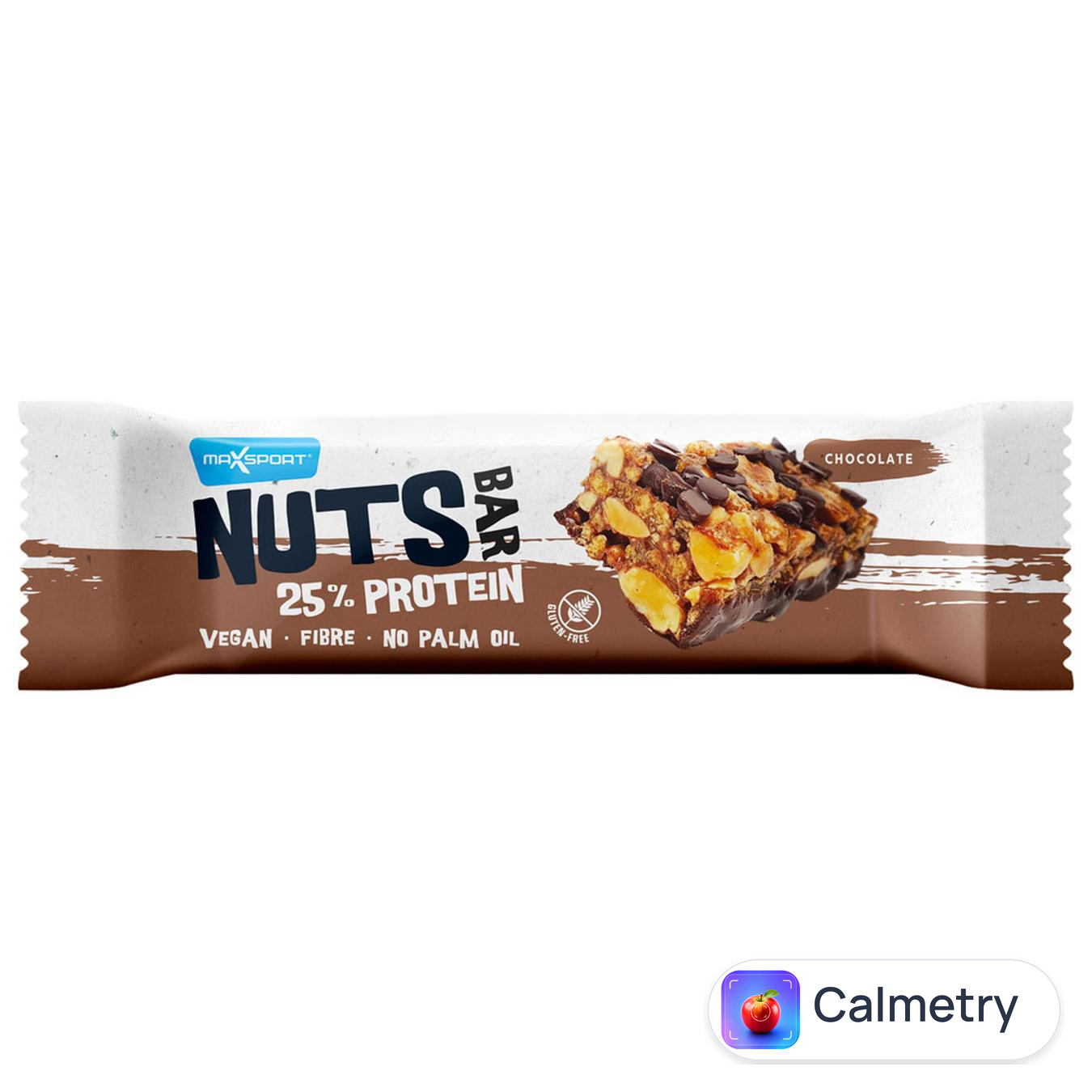 Батончик MaxSport Nuts Protein арахіс-мигдаль-чорний шоколад 40г