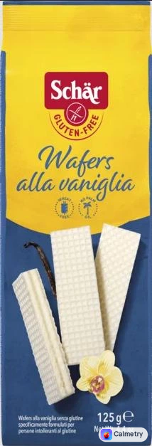 Вафлі без глютену ванільні "Wafers al vaniglia" Dr. Schar 125 г