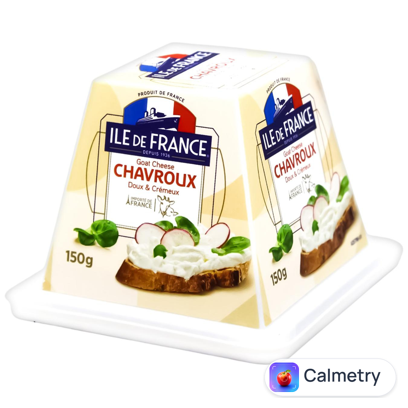 Сир Ile de France Chavroux з козячого молока 45% 150г
