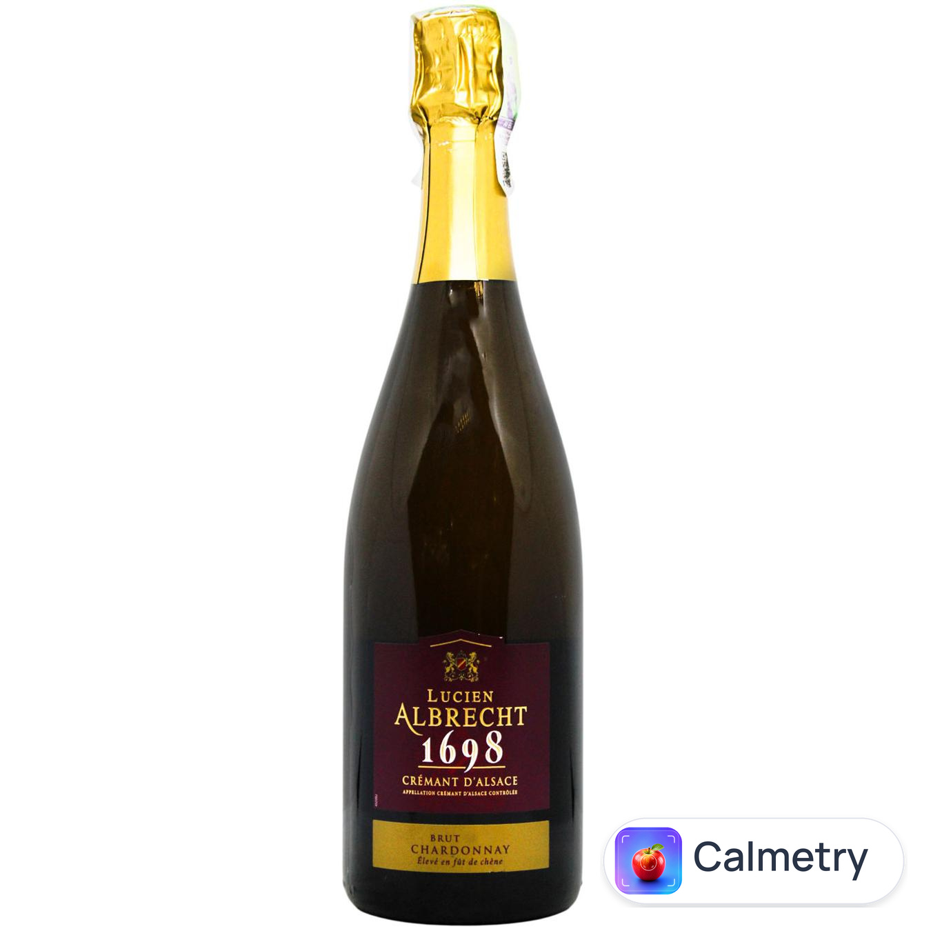Вино ігристе Lucien Albrecht Cremant 1698 біле сухе 12% 0,75л