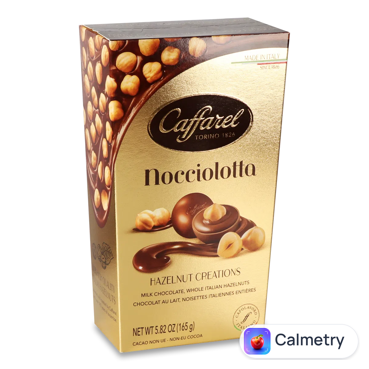 Цукерки Caffarel Nocciolotta з цілим фундуком молочний шоколад 165г