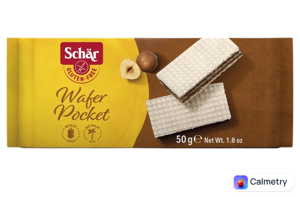 Вафлі без глютену з горіховим кремом "Wafer Pocket" Dr. Schar 50 г