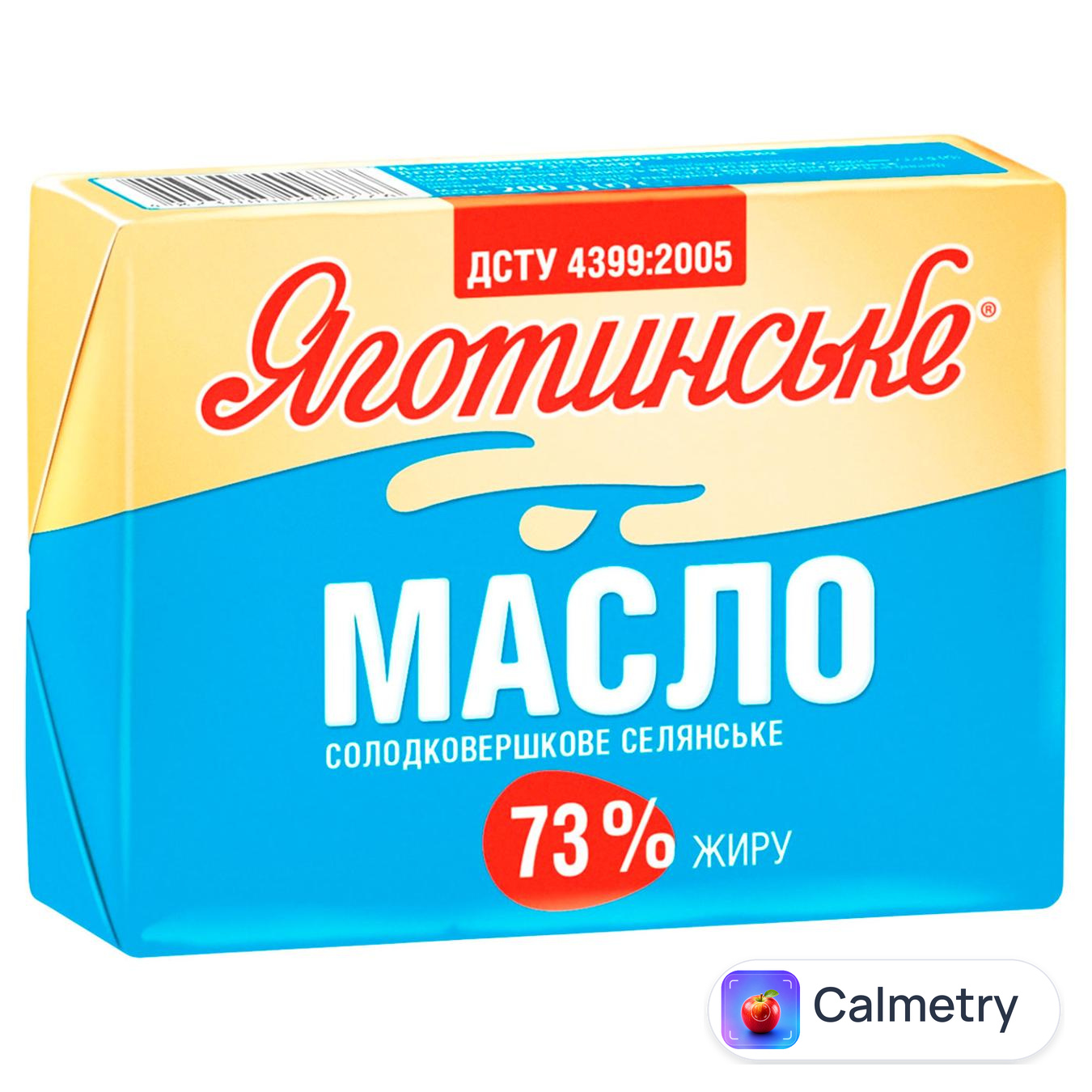 Масло Яготинське Селянське солодковершкове 73% 180г