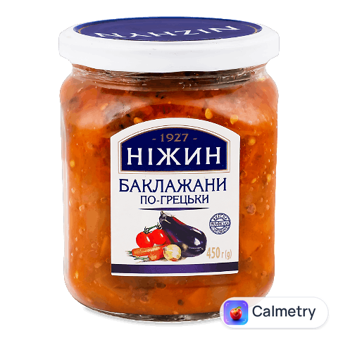 Баклажани «Ніжин» «По-грецьки», 450г