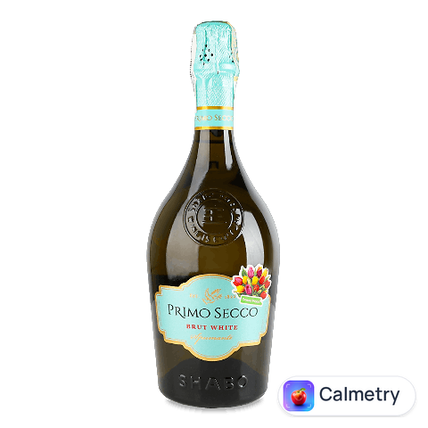 Вино ігристе Shabo Primo Secco біле брют, 0,75л