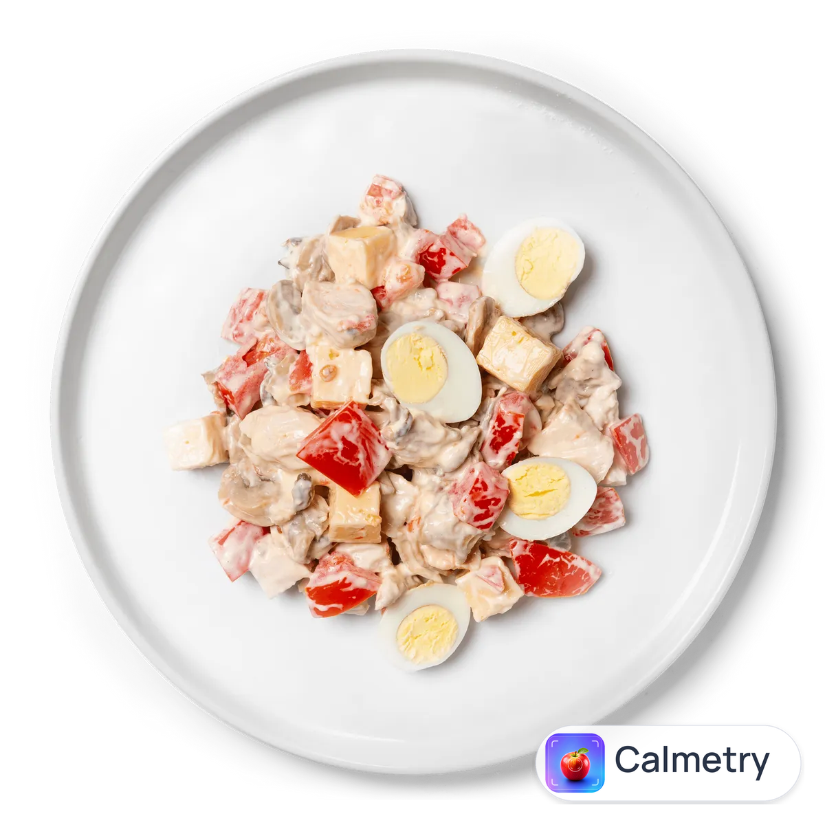 Салат з курячим філе та шампіньйонами