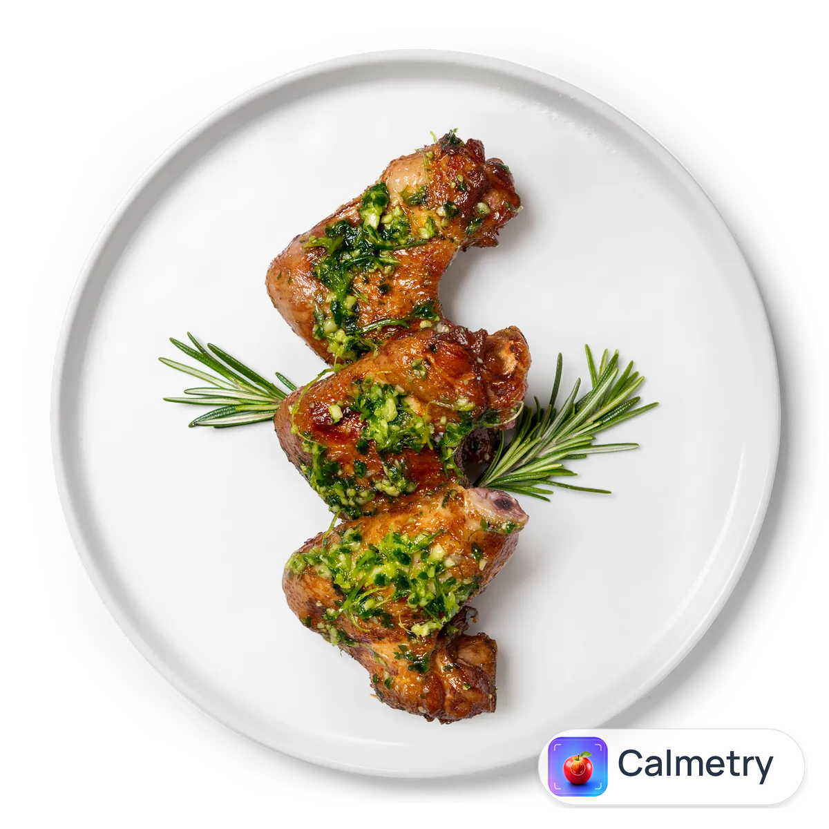 Крильця з часниковим соусом