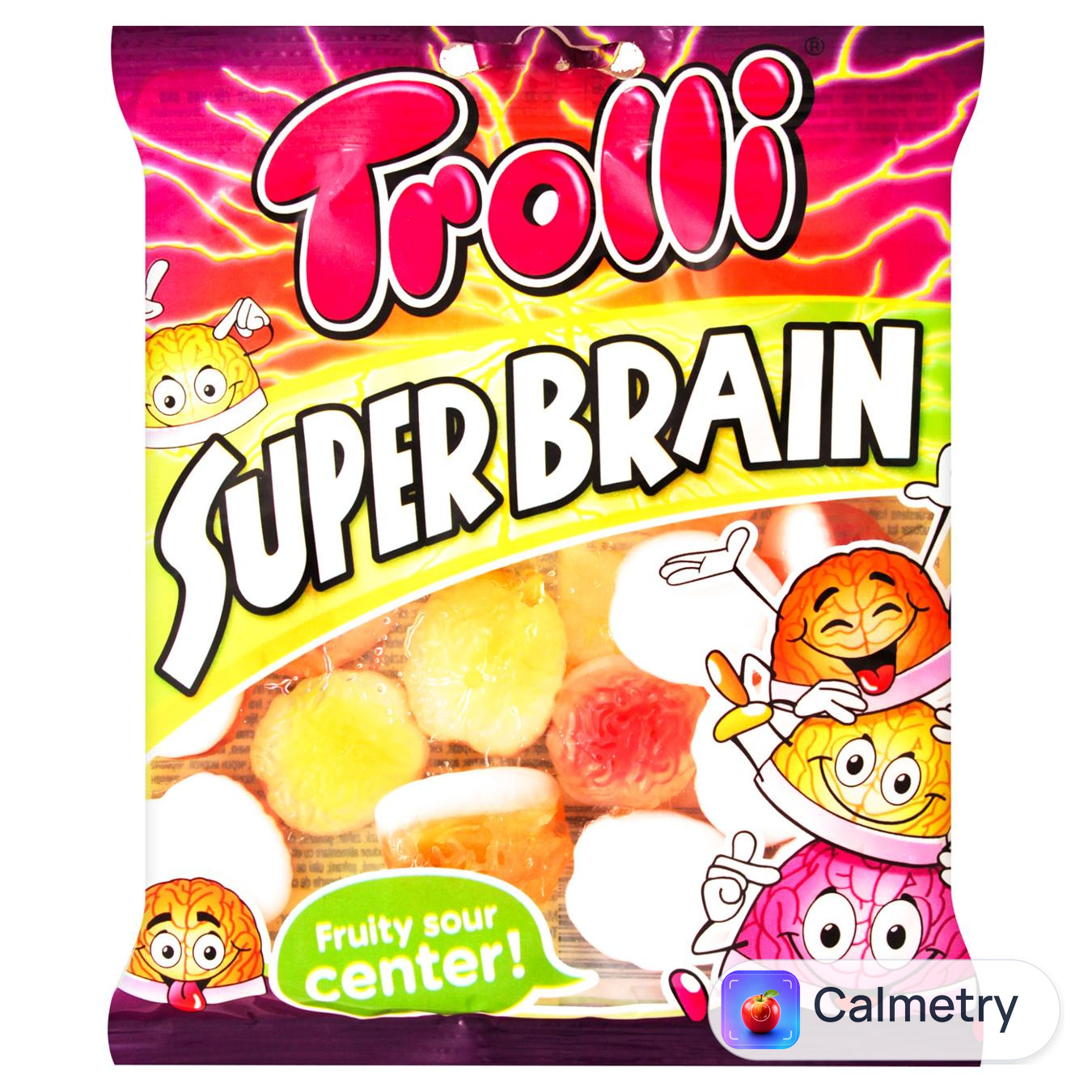 Цукерки Trolli Супер Мозок фруктові жувальні 100г