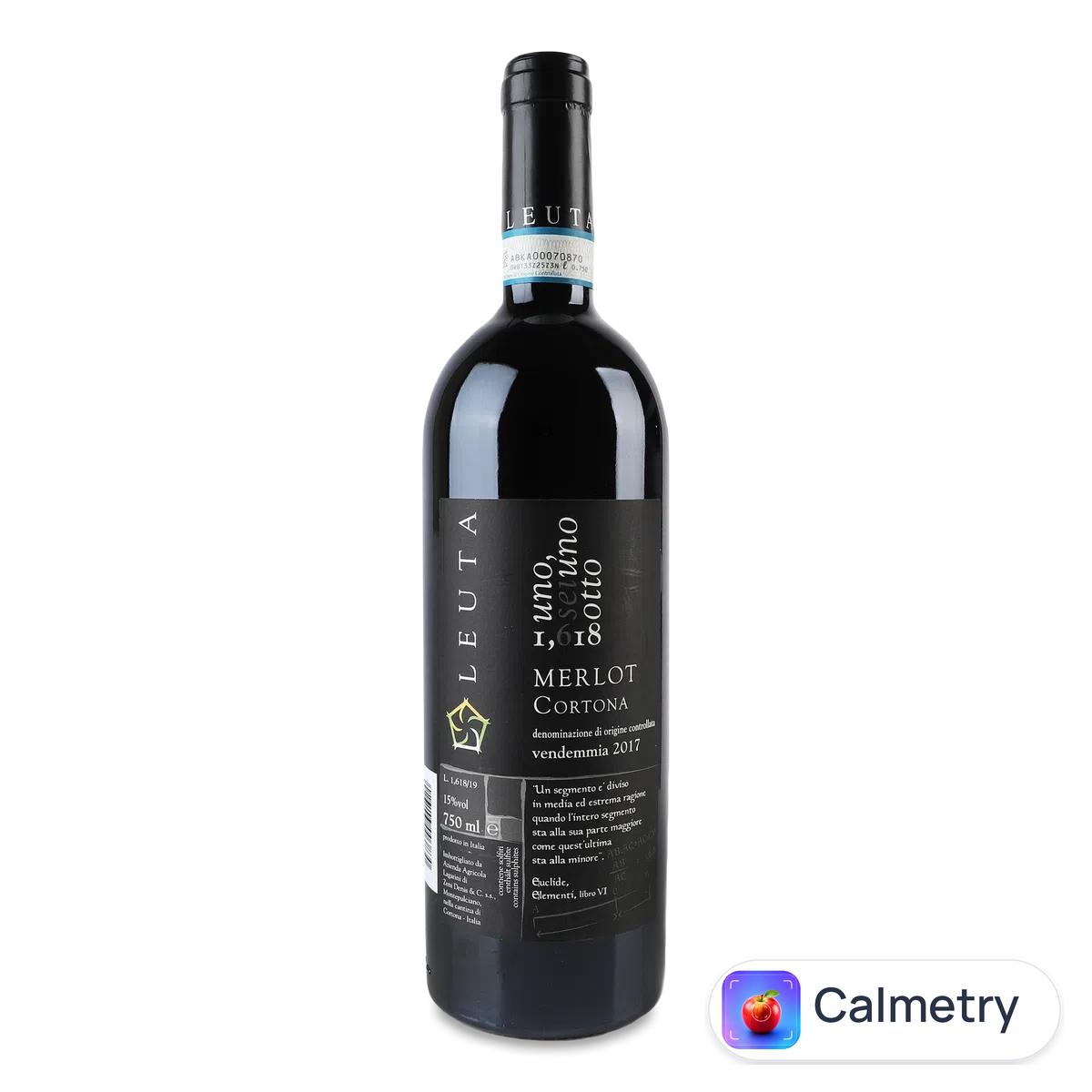 Вино Leuta 1,618 Merlot Cortona DOC 0,75л