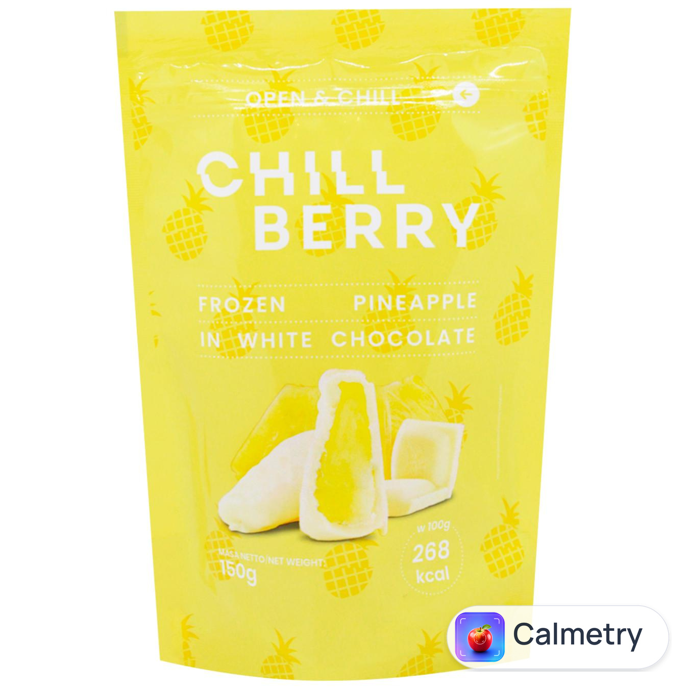 Ананас Chillberry в білому шоколаді заморожений 150г