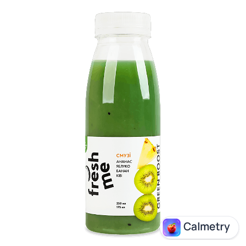 Смузі Fresh me Green boost фруктове пастеризоване, 250мл