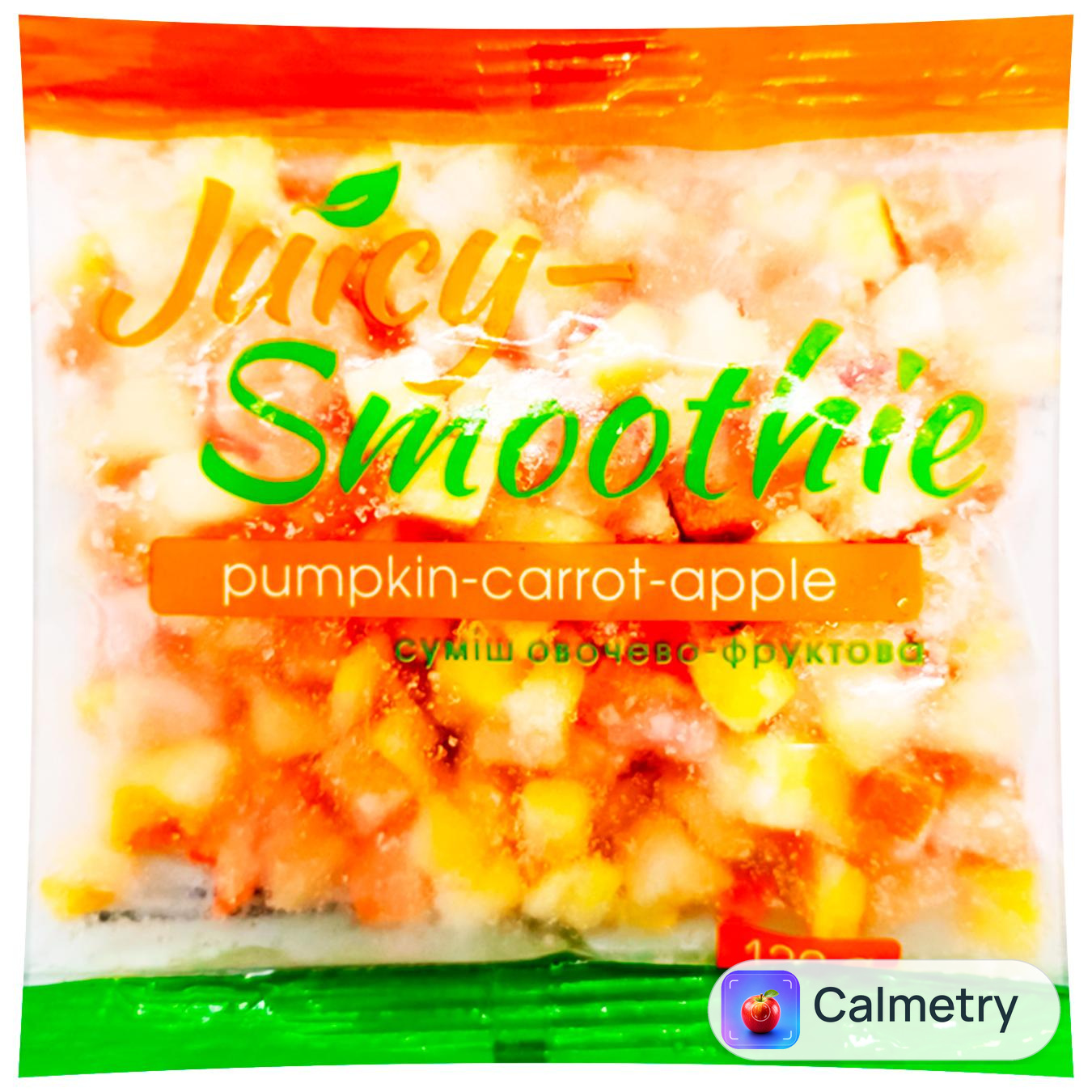 Смузі Gel Amo! Juicy гарбуз-морква-яблуко свіжоморожене 120г