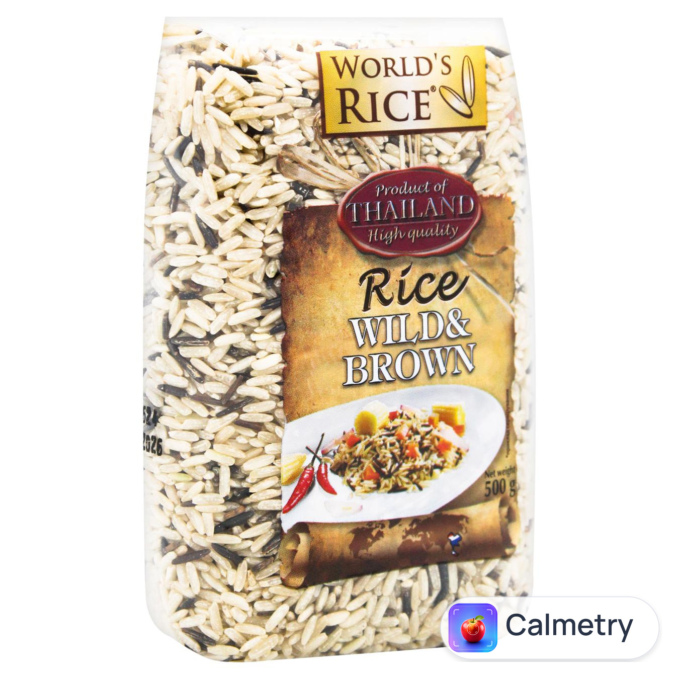 Рис World's Rice Дикий+Натурал 500г — фото продукту