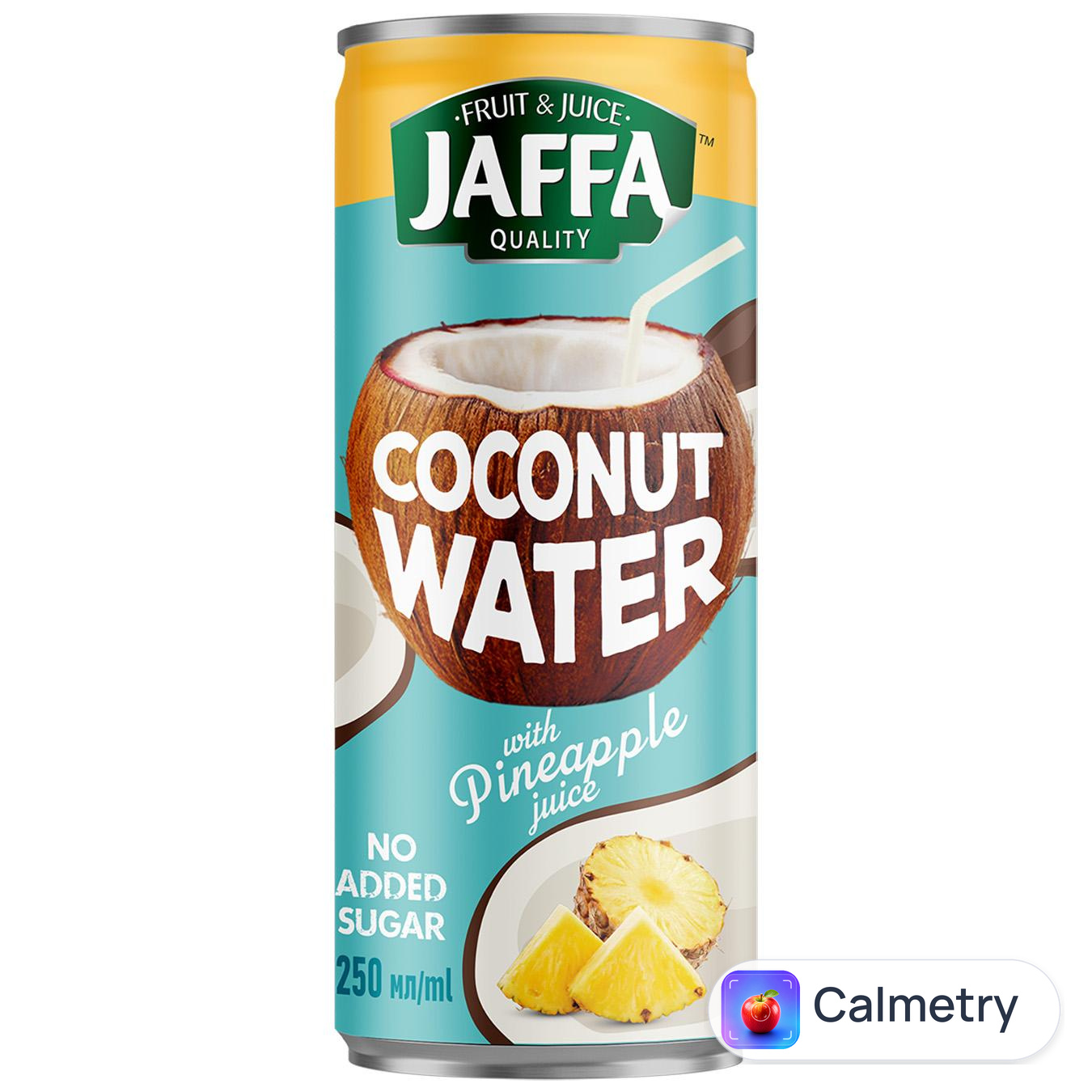 Вода кокосова Jaffa з соком ананасу 250мл — фото продукту