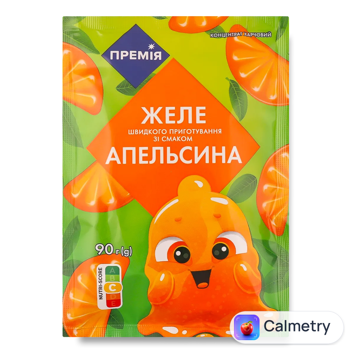 Желе «Премія»® зі смаком апельсина 90г