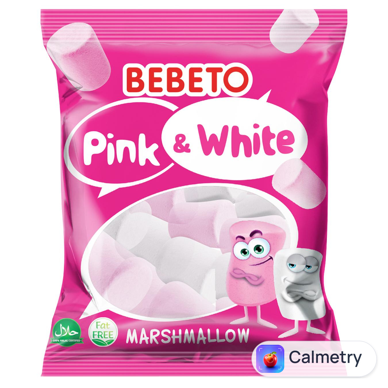 Маршмелоу Bebeto Білий та рожевий 135г — фото продукту