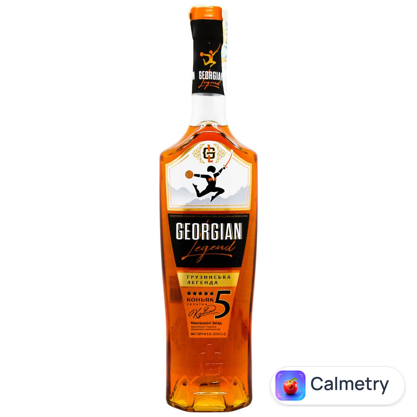 Бренді Georgian Legend 5 років 40% 0,5л — фото продукту