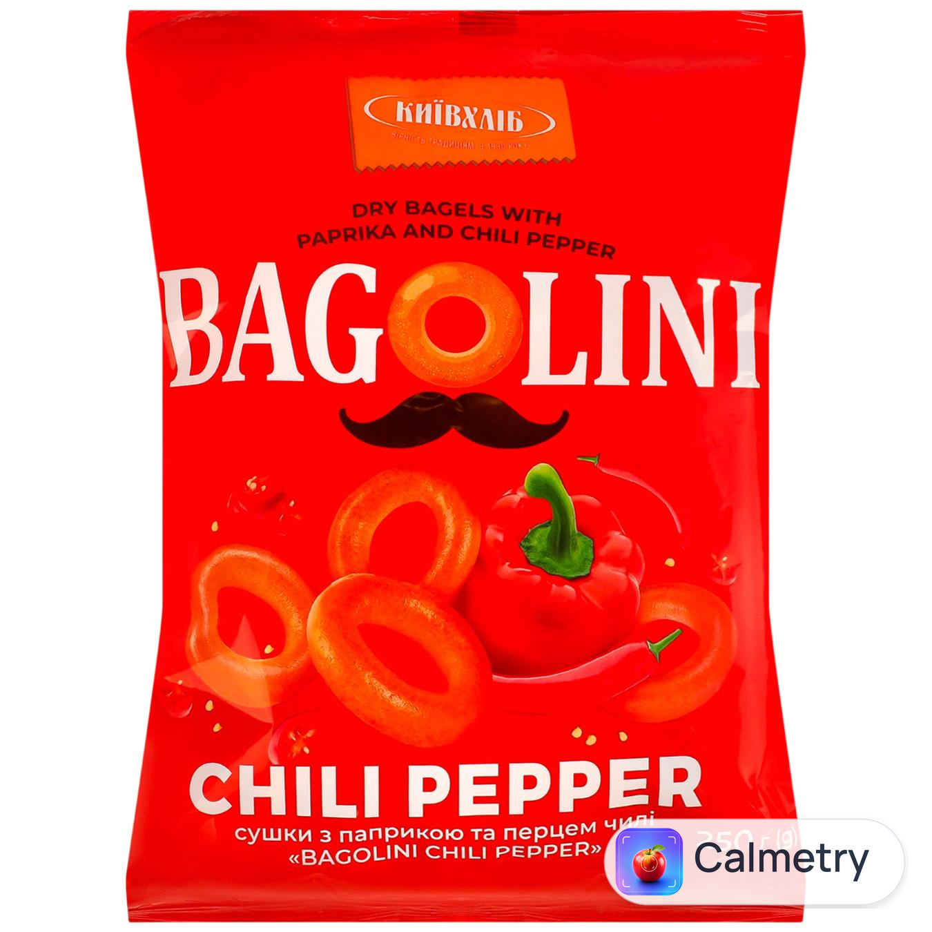 Сушки Київхліб Bagolini з паприкою та перцем чилі 250г