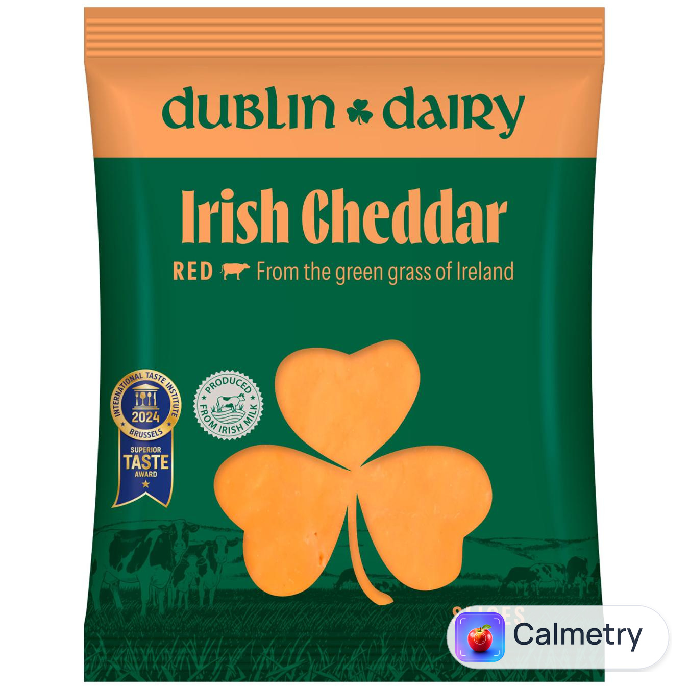 Сир Dublin Dairy Irish Cheddar червоний сичужний нарізка 48% 150г