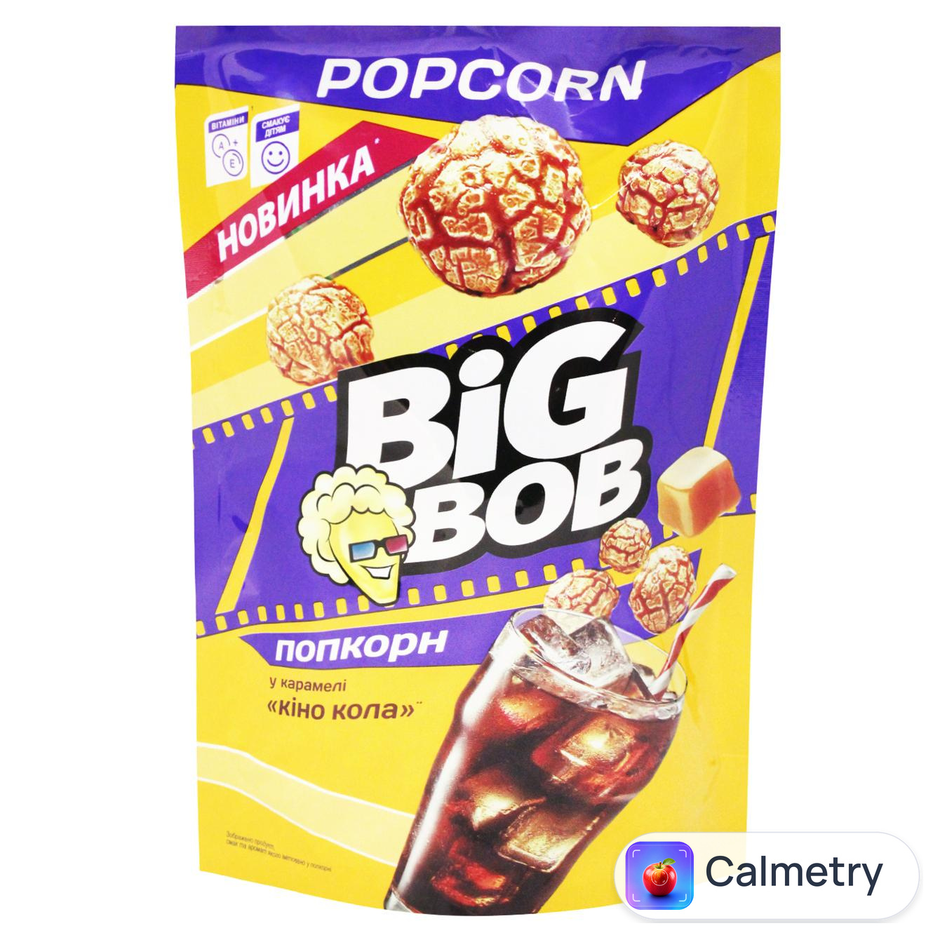 Попкорн Big Bob у карамелі Кіно кола 80г
