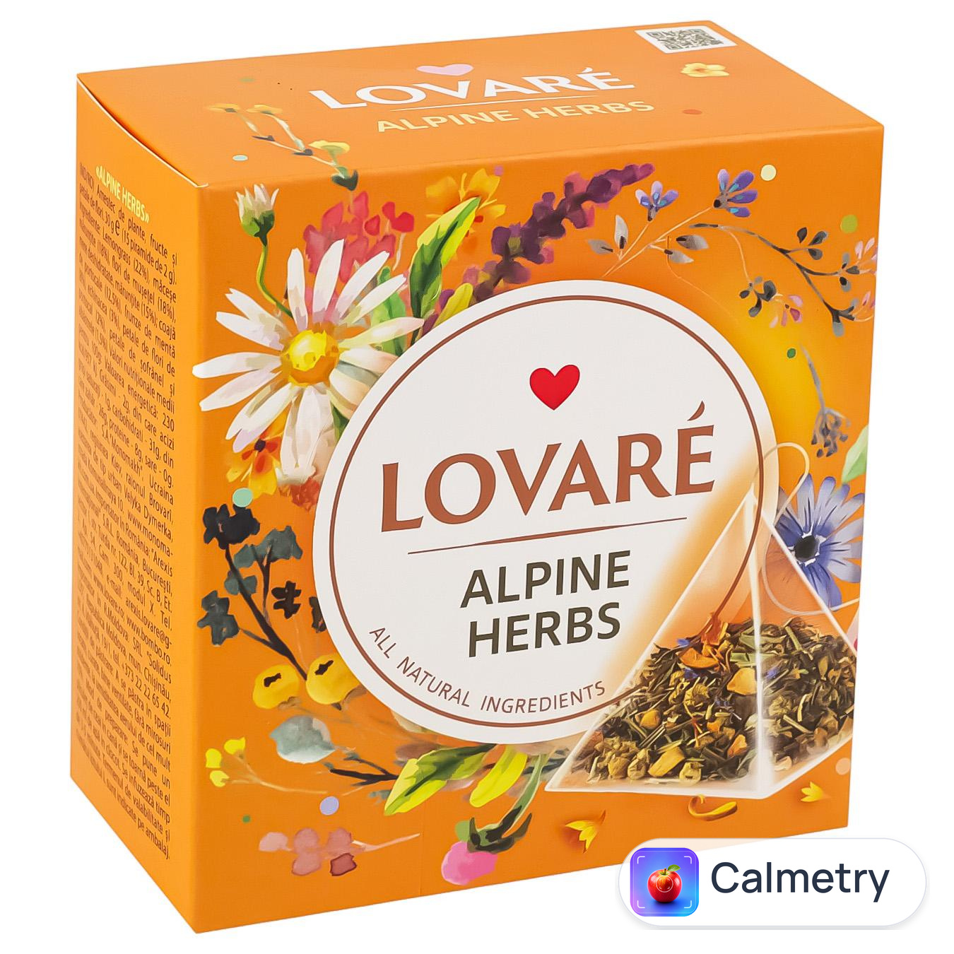 Чай трав'яний Lovare Альпійські трави 2г*15шт — фото продукту