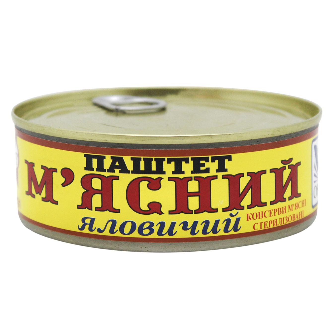 Паштет Оніс м'ясний яловичий 240г — фото продукту
