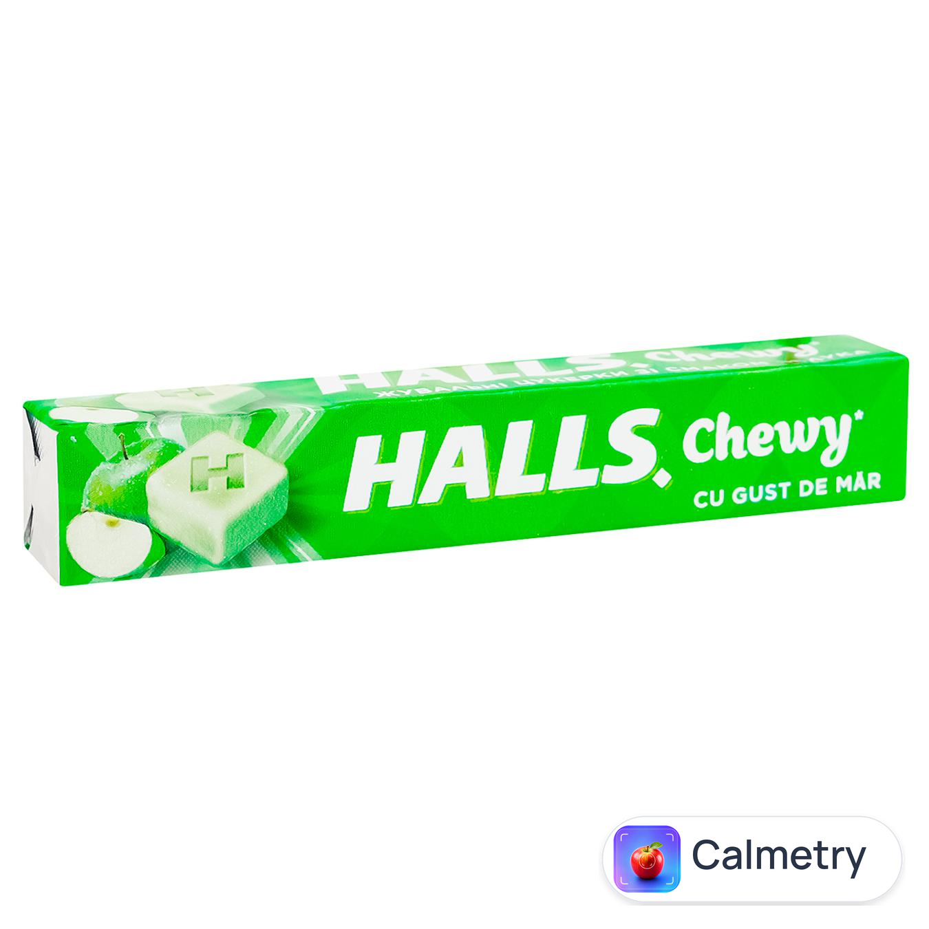 Цукерки жувальні Halls зі смаком яблука 47г — фото продукту