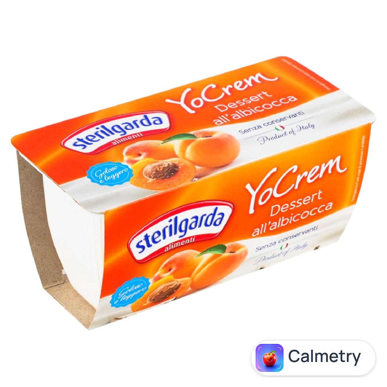 Йогурт Sterilgarda Alimentari YoCrem Абрикос 3-3,5% 2х100г