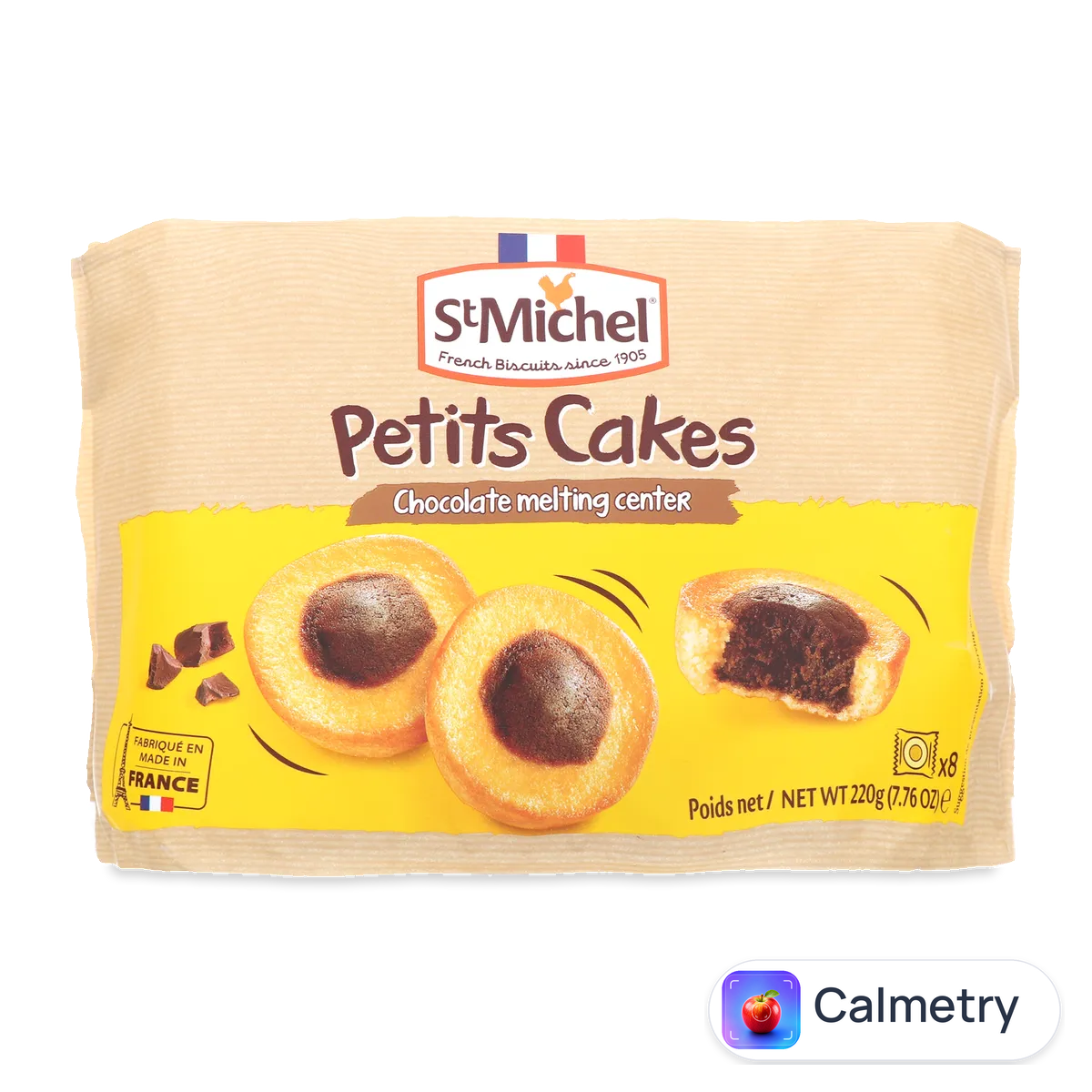 Кекс St Michel Petits Cakes шоколадно-ванільний 220г