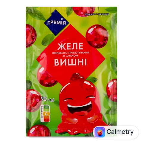 Желе «Премія»® зі смаком вишні 90г