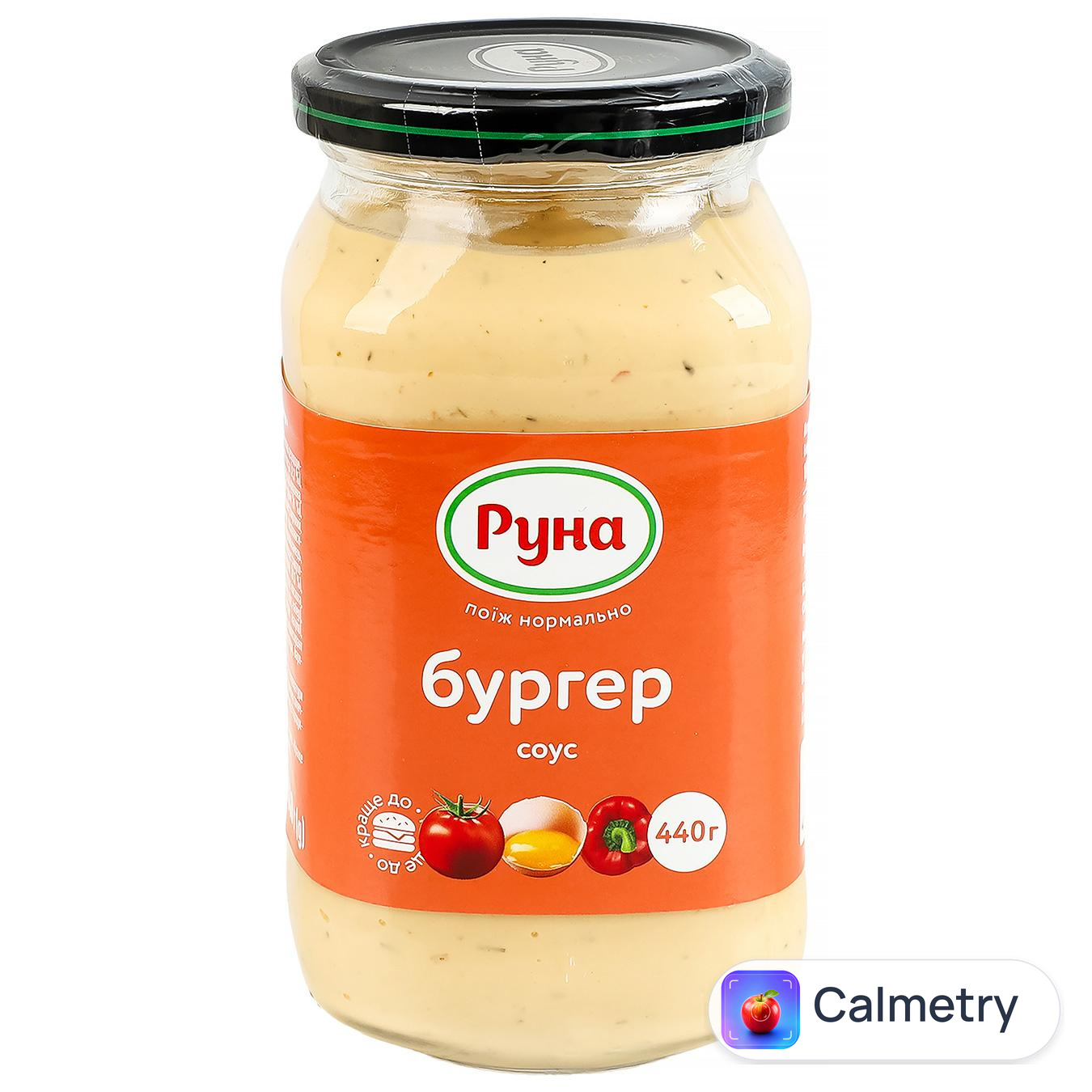 Майонезний соус Руна Бургер 440г