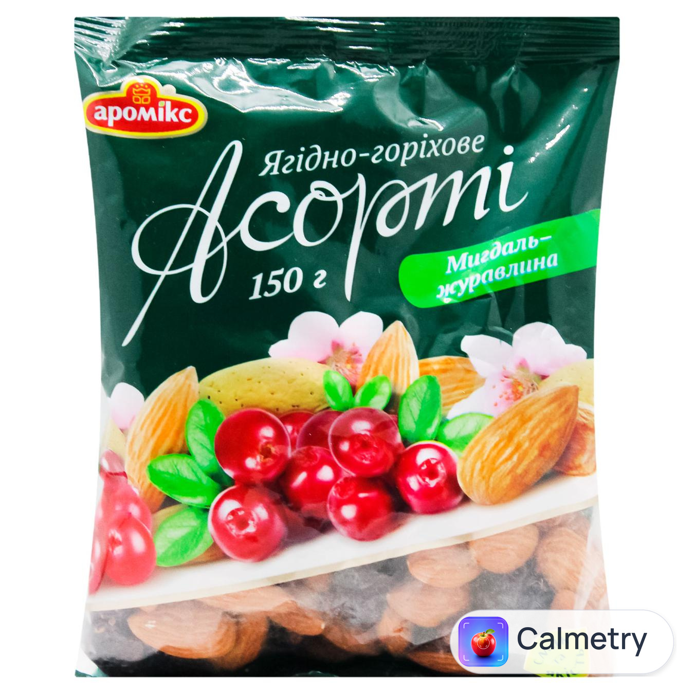 Асорті Аромікс мигдаль-журавлина 150г
