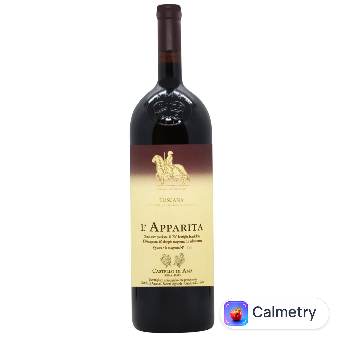 Вино Castello di Ama L'Apparita червоне сухе 14,5% 1,5л