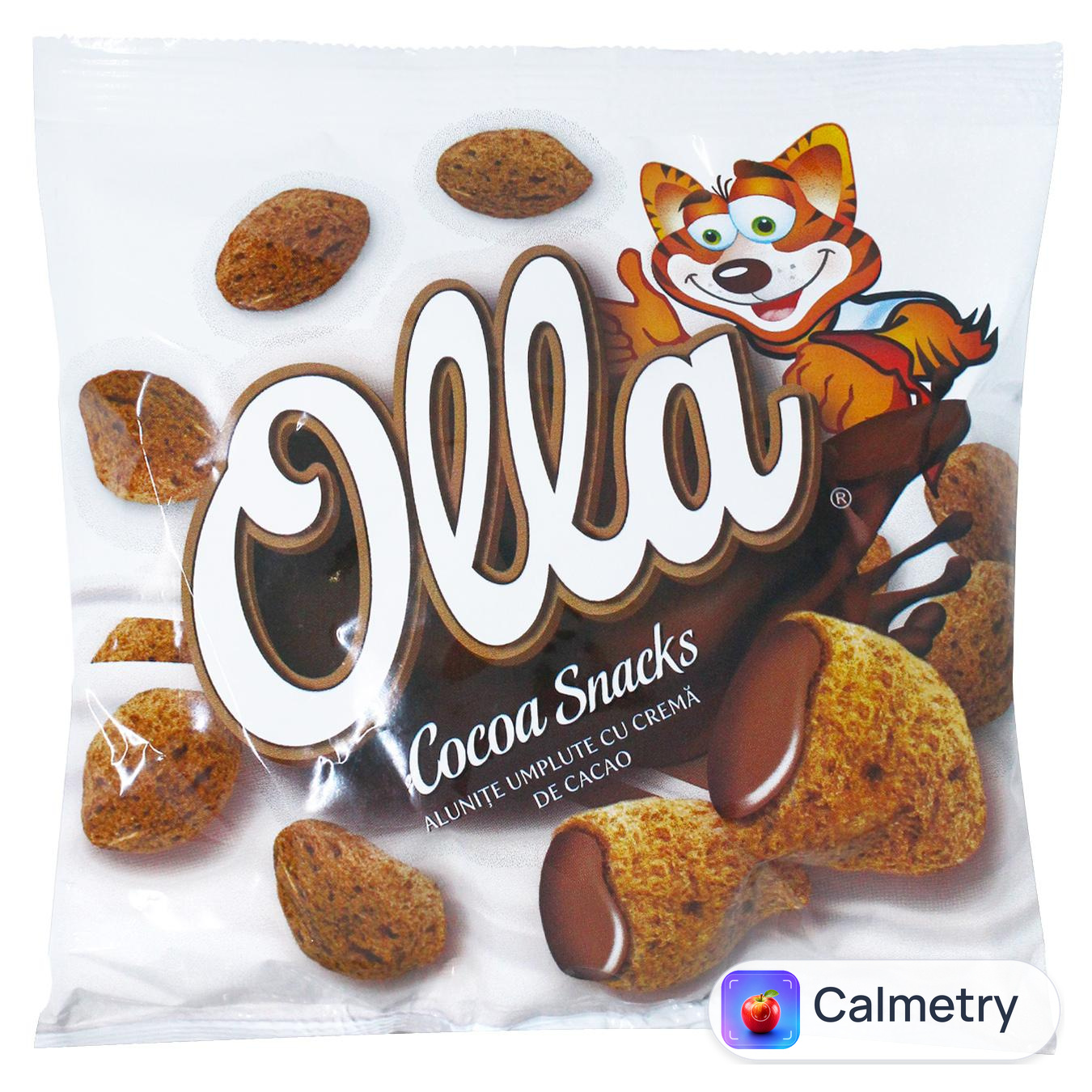 Снек Olla Хрусткі кульки з кремом з какао 100г