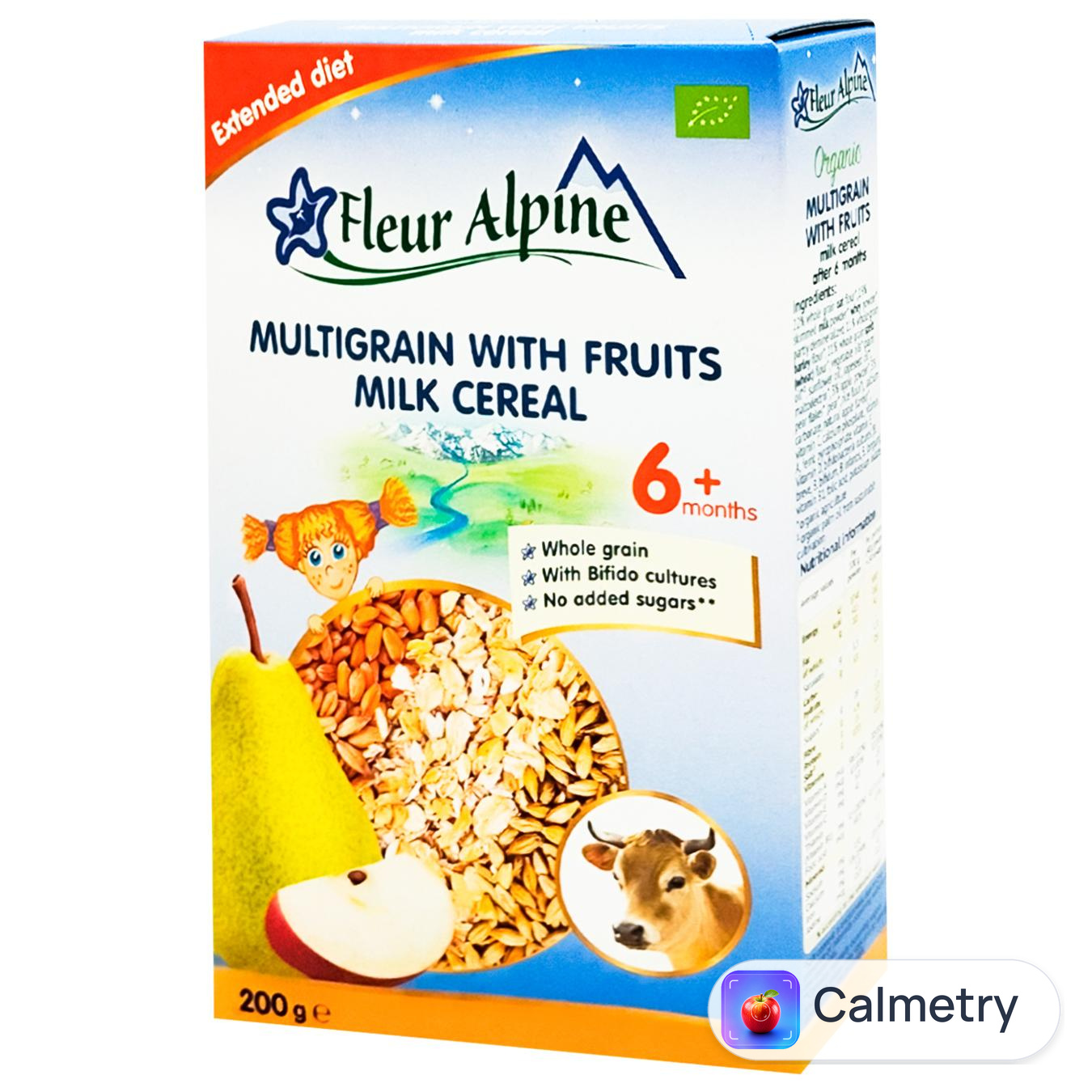 Каша дитяча Fleur Alpine мультизлакова з фруктами 200г
