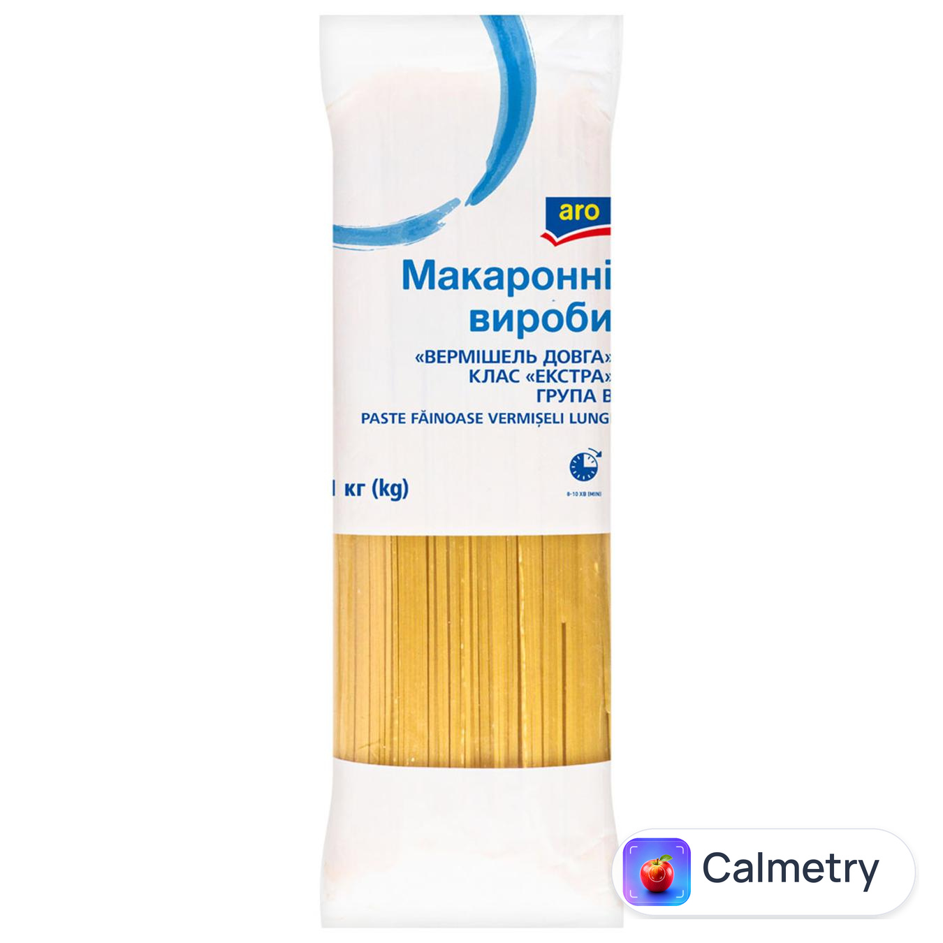 Макаронні вироби Aro Вермішель довга 1кг — фото продукту