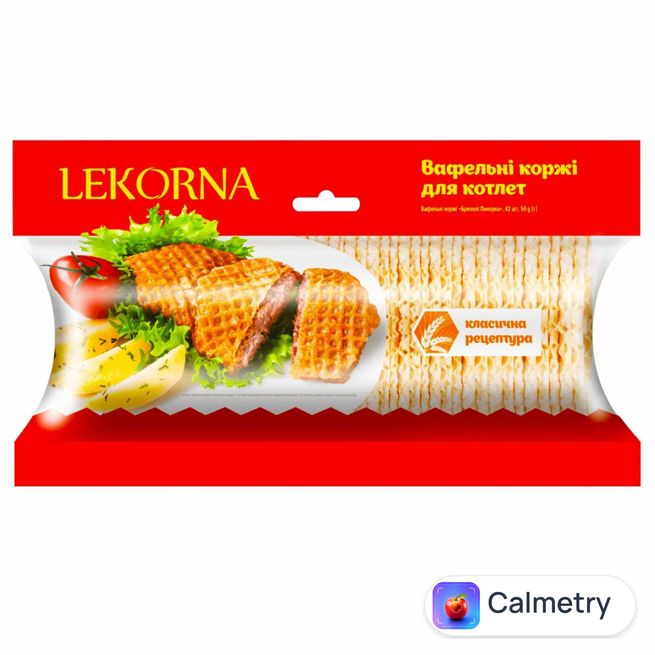 Коржі вафельні Lekorna 50г — фото продукту