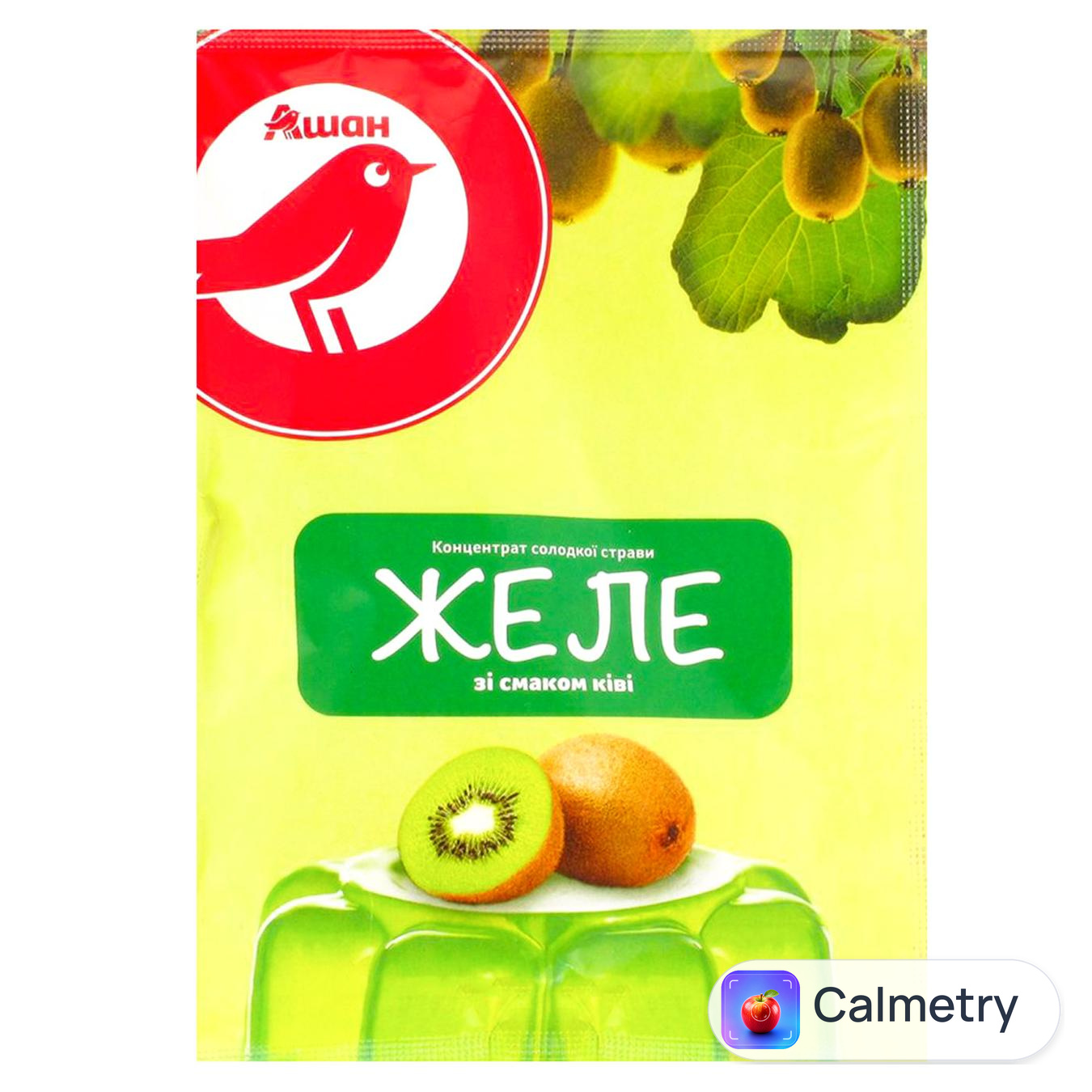Желе Auchan зі смаком ківі 90г