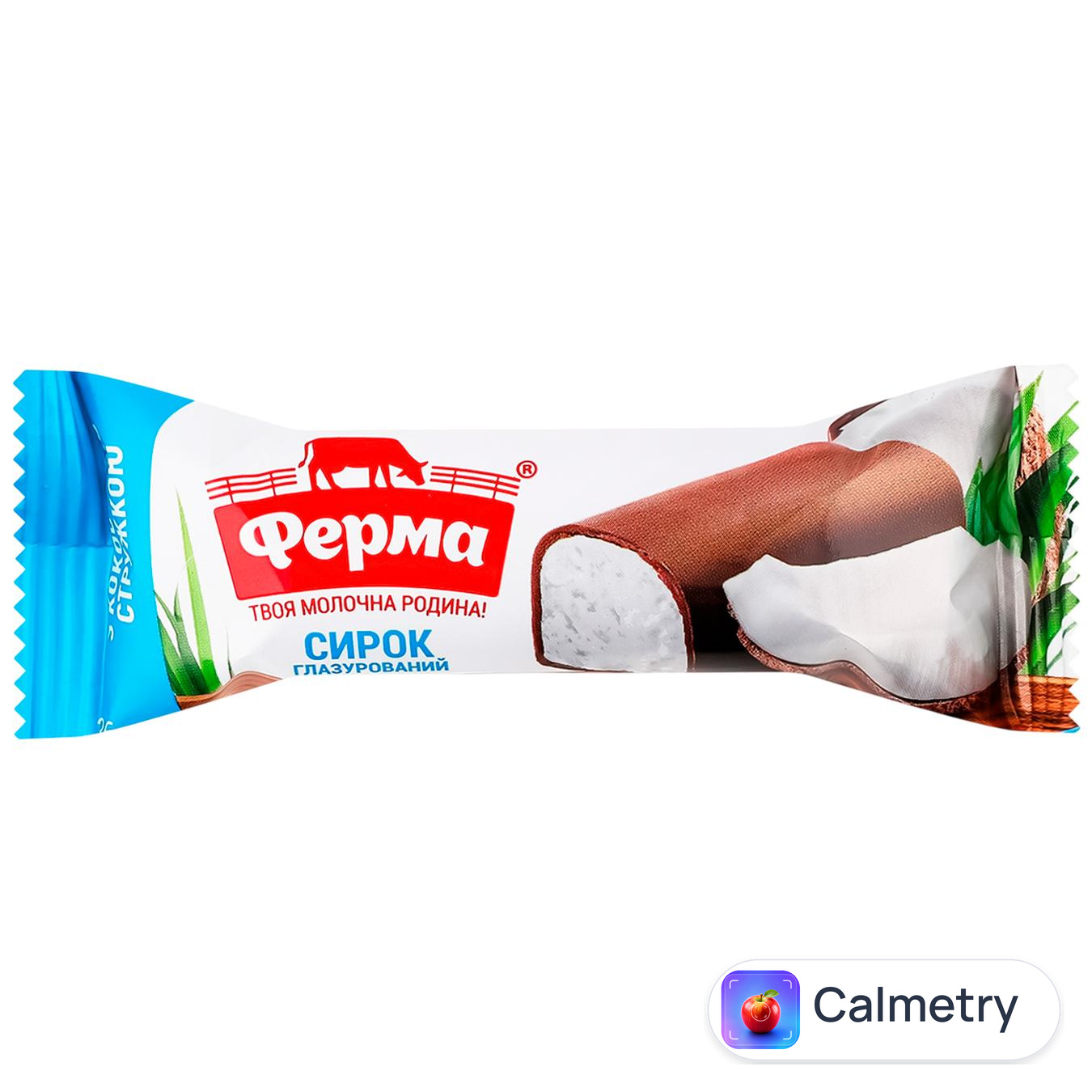 Сирок глазурований Ферма з кокосовою стружкою 23% 36г