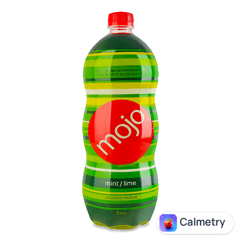 Напій соковмісний Mojo м'ята-лайм безалкогольний сильногазований, 1л