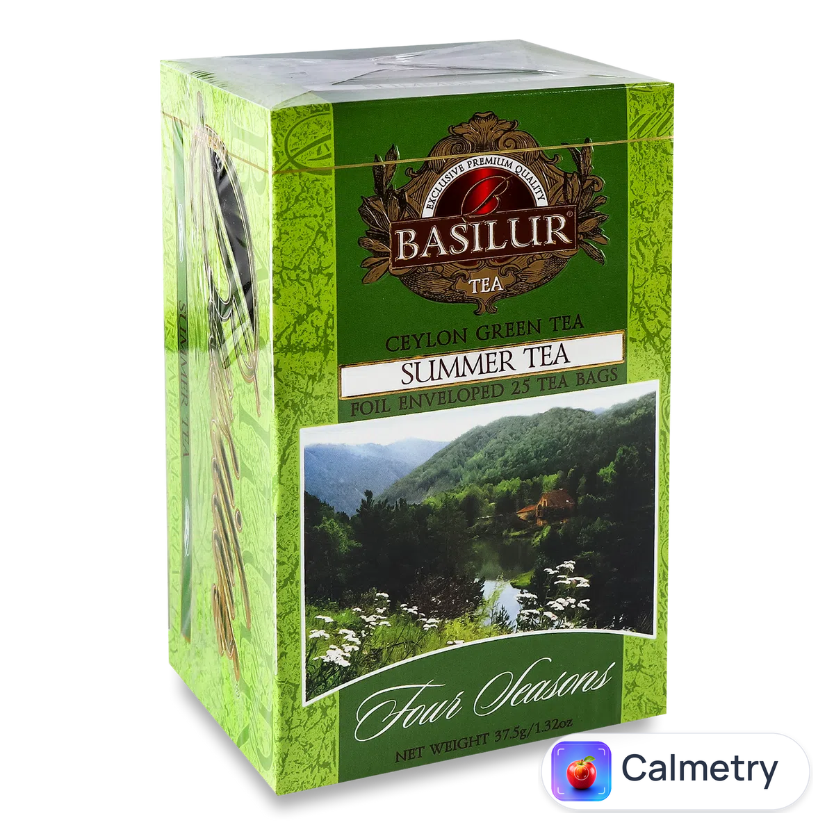 Чай зелений Basilur Four Seasons з суницею 25*1,5г
