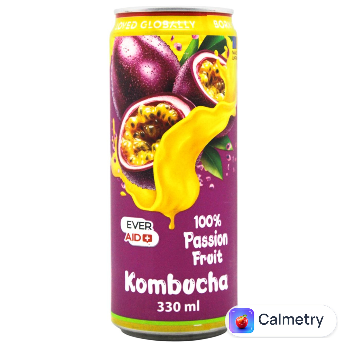 Комбуча Ever Aid 100% Passion Fruit 0,33л