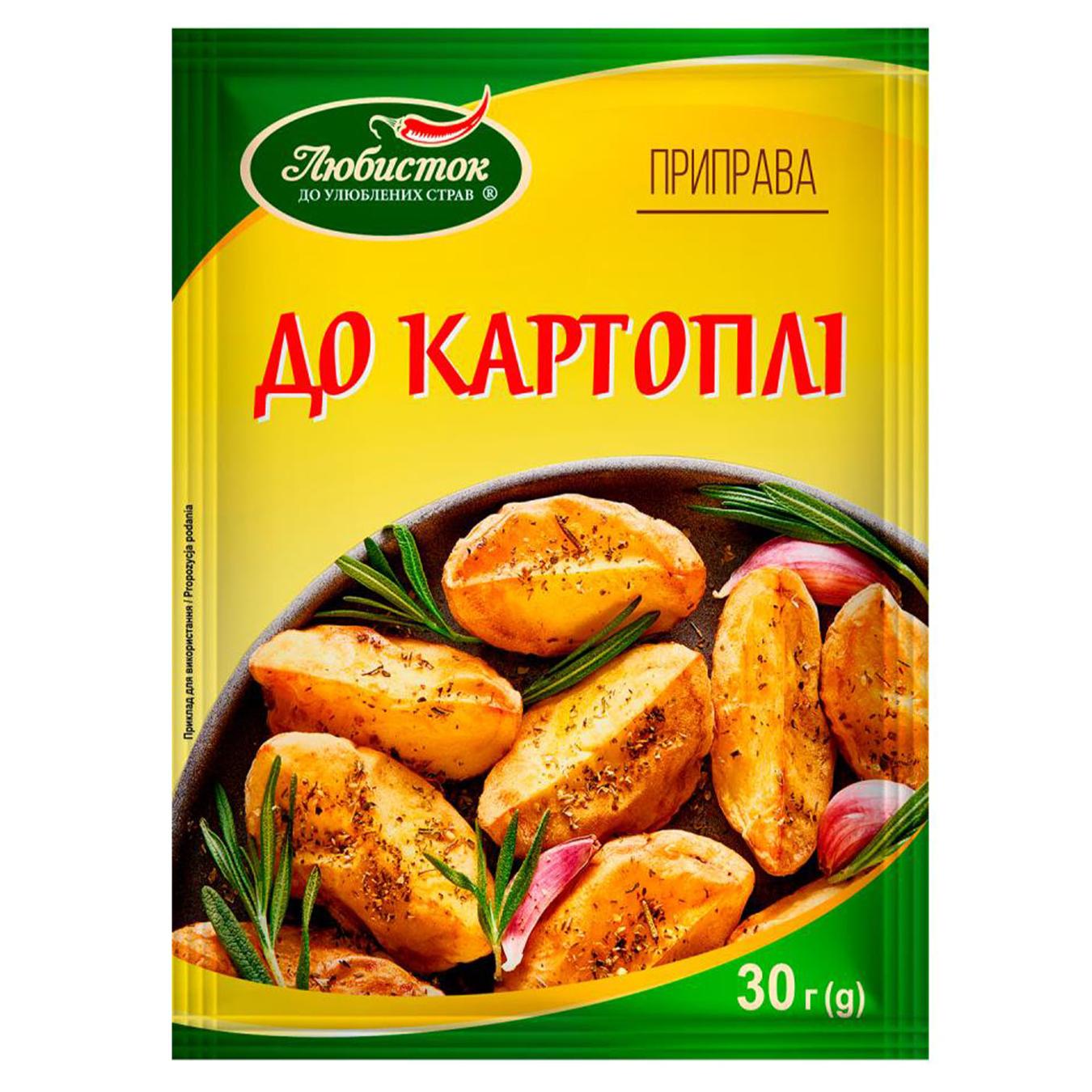 Приправа Любисток до картоплі 30г — фото продукту