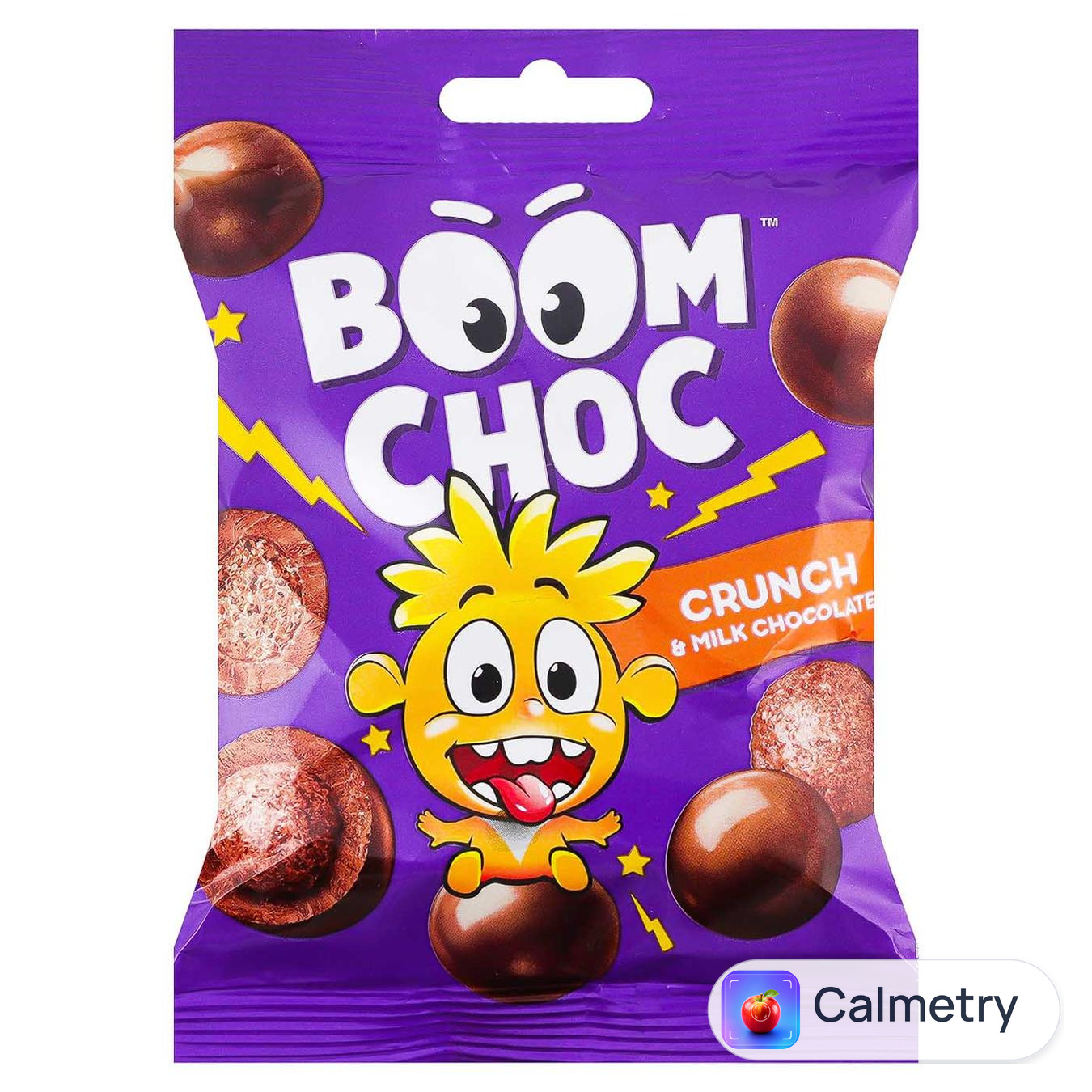 Драже Boom Choc кранч у молочному шоколаді 80г