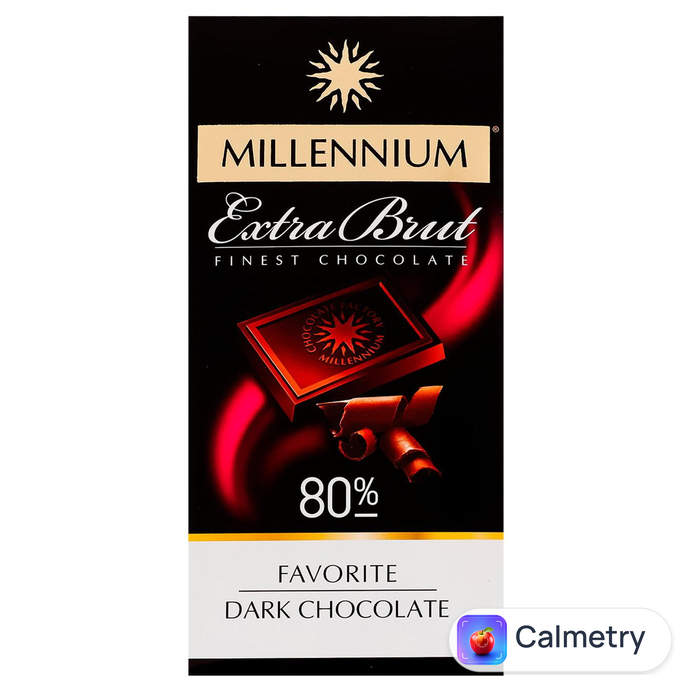 Шоколад чорний Millennium Favorite Brut 80% 100г — фото продукту