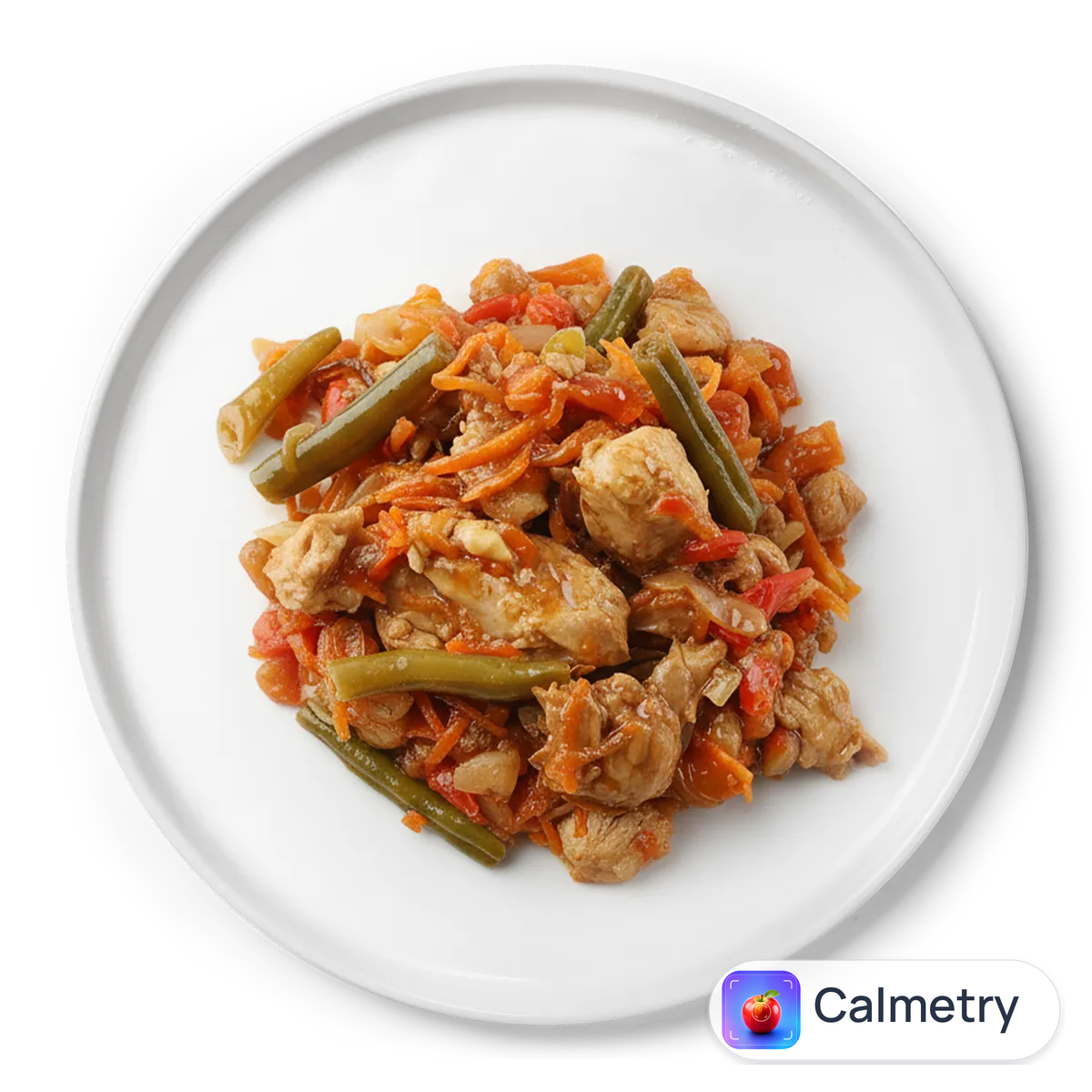 Курка теріякі з овочами