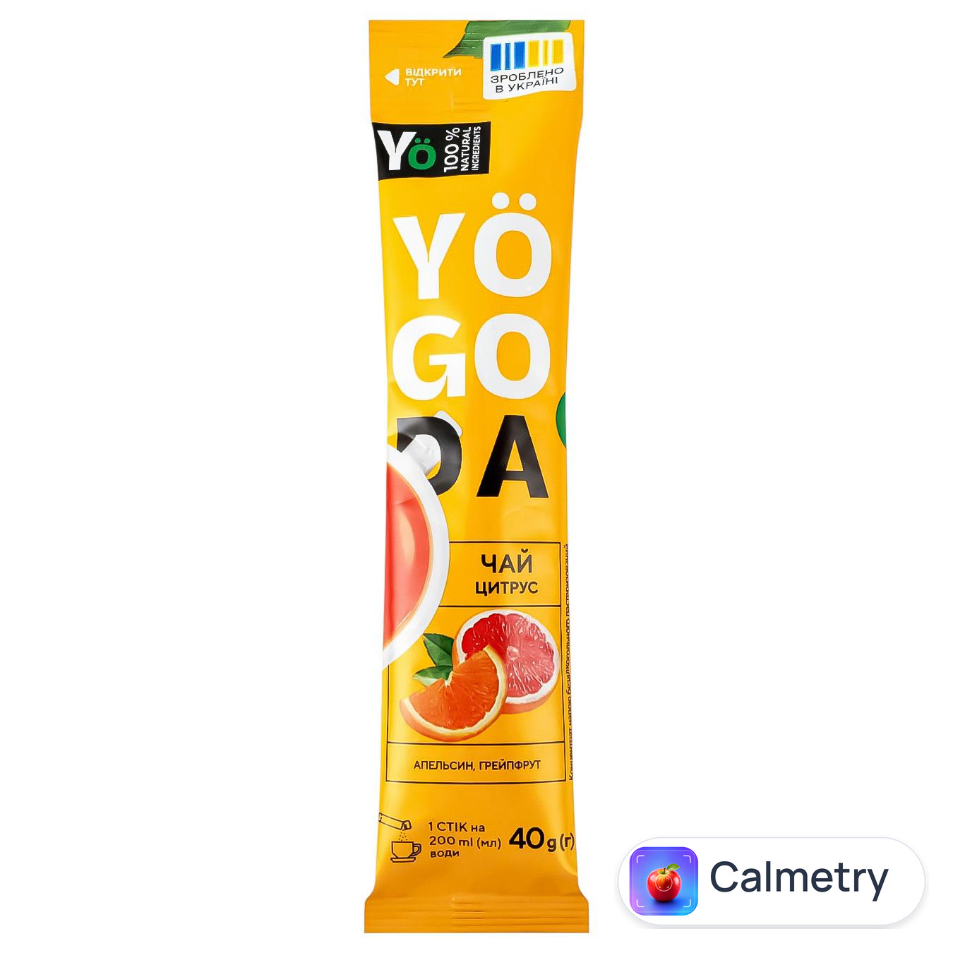 Концентрат напою Yogoda Чай цитрус 40г