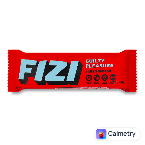 Батончик Fizi Guilty pleasure Salted almond, 40г