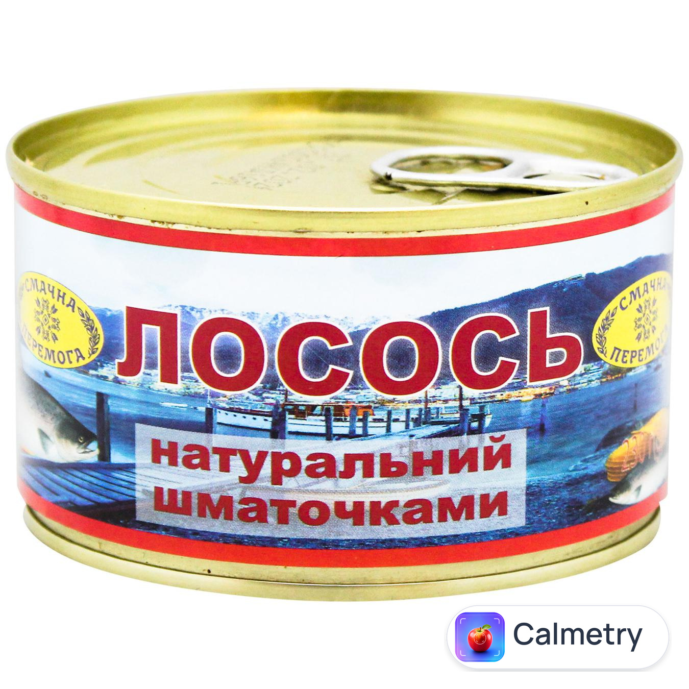 Лосось Смачна Перемога натуральний шматочками 230г